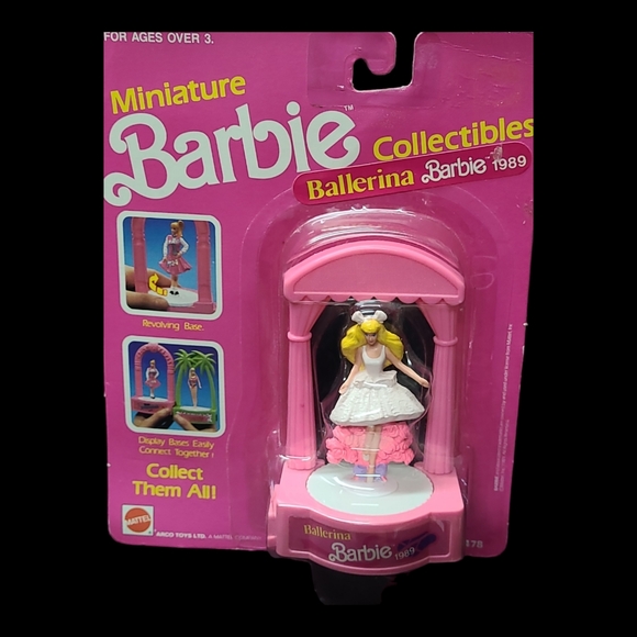 Vintage Miniature Barbie Collectibles "Ballerina Barbie 1989" - Picture 16 of 16